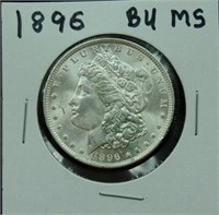 1896 BU Morgan Silver Dollar