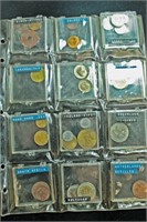 Foreign Coin Collection in Sheet