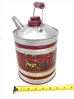 Vintage painted gas can