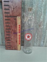 Texaco Glass oil bottle