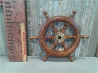 Decorative ship wheel