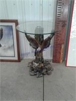 Eagle glass top table