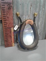 Horse collar and hames mirror
