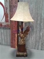Eagle lamp, 32" tall