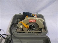 Ryobi circular saw in case