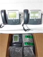 18 téléphones Cisco IP Phone 7942 phones