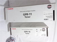 2 cartouches Canon, GPR-11 et GPR-16 cartridges