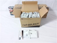 4 boîtes de 25 prises murale pour cable Netselect