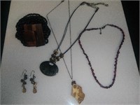 Lot of Amethyst & Assorted Gemstone Jewelry