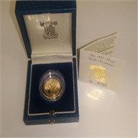 United Kingdom Proof 1/2 Soverign Gold Coin
