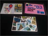 Papua New Guinea Annual Stamp Packs 1982-84