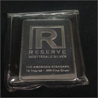 10 Ounce Collectible Silver Bar Scottsdale Silver