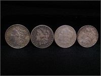 (4) Morgan Silver Dollars pre-1890