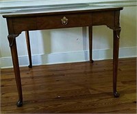 Mahogany Table with Drawer by Baker Furniture