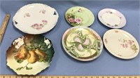 Lot of 6 misc. collectable plates, Bavaria, China,