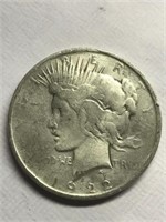 1922 SILVER PEACE DOLLAR