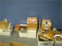 Approx 20 boxes of various salesman sample pcs
