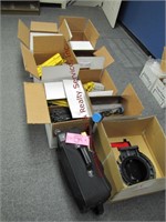 Approx 9 boxes of various salesman pcs, valve &