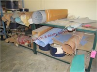 Contents of shelving- various gasket material,
