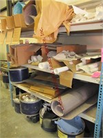 4 shelves of gasket materials, various lengths &