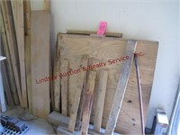 1 lot of misc woods, boards, plywood
