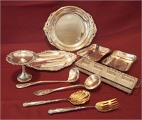 Silver Plate, Assorted Dishes