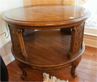 Round End Table Wooden