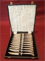 Silver Plate Knife Set