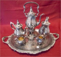 Silver Plate, Tea Set