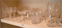 Waterford Crystal Glasses & Pitcher (13 Pieces)