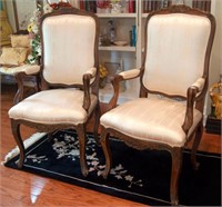 Arm Chairs, French Provincial, Pair