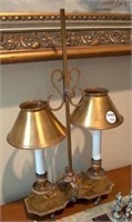Student Lamp, Brass