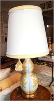 Table Lamp, Porcelain Oriental Style