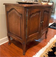 Wooden Cabinet, French Provincial Server 30" x