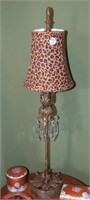 Lamp, Decorative with Leopard print shade