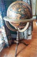 Globe, Leather on Stand