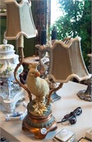 Desk Lamp, Decorative Parrot