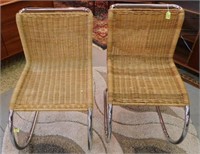 PAIR - MIES VAN DER ROHE FOR KNOLL MR CHAIRS