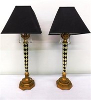 BERMAN GILT TABLE LAMPS