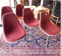 5 - EAMES FOR HERMAN MILLER CHAIRS SHELL CHAIRS