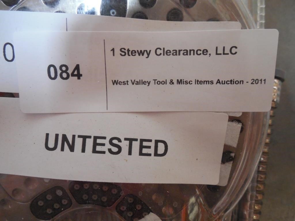 West Valley Tool & Misc items Auction - 2011