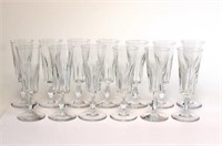 Baccarat Crystal "Etna" Sherry Glasses, Set of 13