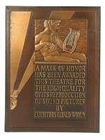 Theater Award Plaque