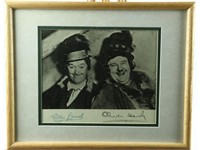 Laurel & Hardy Framed Signed Photo