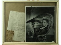 "Kitty" From "Gunsmoke" Framed Signed Photo/Letter