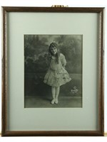 Mary Pickford Framed Signed Photo