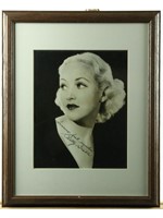Betty Grable Framed Signed Photo
