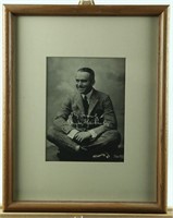 Douglas Fairbanks Framed Signed Photo