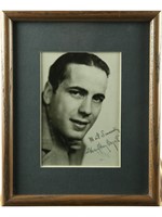 Humphrey Bogart Framed Signed Photo