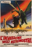 INVASION OF THE ASTRO-MONSTER  Vintage Poster
